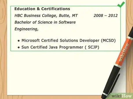 Image titled Format a Resume Step 8