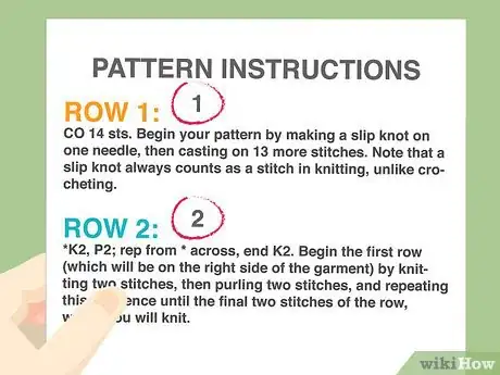 Image titled Read a Knitting Pattern Step 7