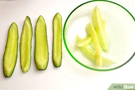 Image titled Peel and Seed a Cucumber Step 11
