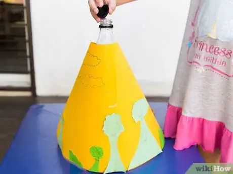 Image titled Make a Volcano out of Mentos and Soda Step 13