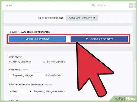 Image titled Post a Resume on AngelList Step 3