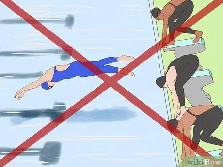 Image titled Not Get Disqualified when Swimming Freestyle Step 1