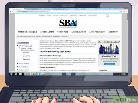 Image titled Utilize a Veteran Business Outreach Center Step 2