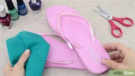 Image titled Make Flower Flip Flops Step 9