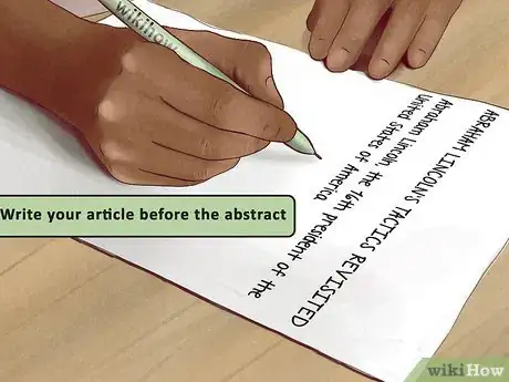 Image titled Write a Scholarly Abstract Step 1
