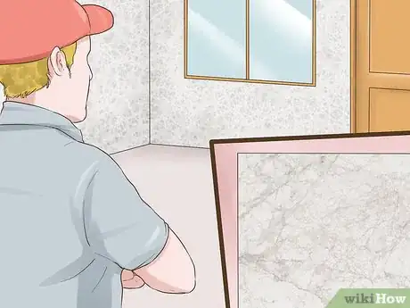 Image titled Decorate with Marble Wallpaper Step 1