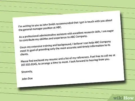 Image titled Start a Cover Letter Step 7