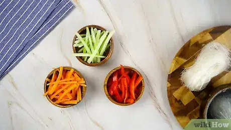 Image titled Make Fresh Vegetable Spring Rolls Step 2
