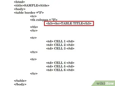 Image titled Add a Table Into HTML File Step 11