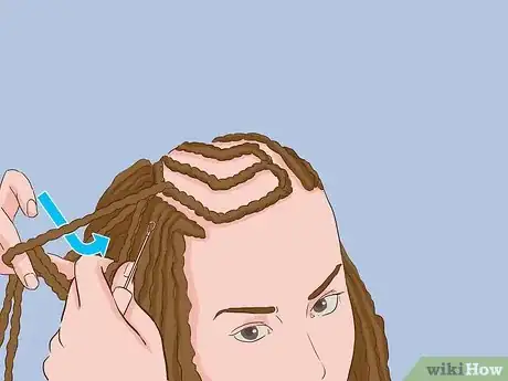 Image titled Add Hair to Braids Step 15