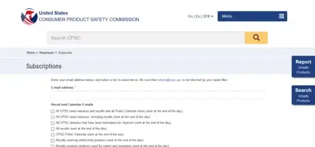 Image titled USCPSC Subscriptions page.png