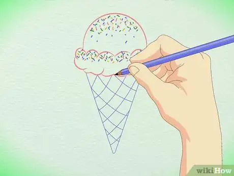 Image titled Draw a Detailed Ice Cream Cone Step 15