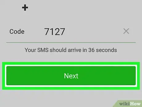 Image titled Log in to WeChat with SMS on Android Step 7