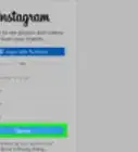 Open an Instagram Account Through PC