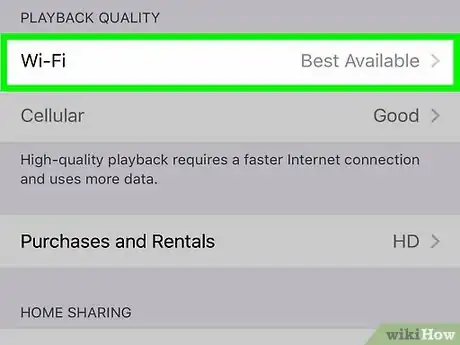 Image titled Change Playback Quality for the TV App on an iPhone Step 3