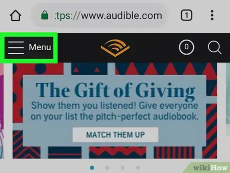 Image titled Get Audible Credits on Android Step 2