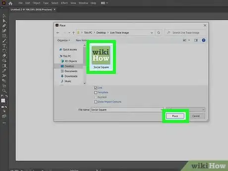 Image titled Use Adobe Illustrator Live Trace Step 3