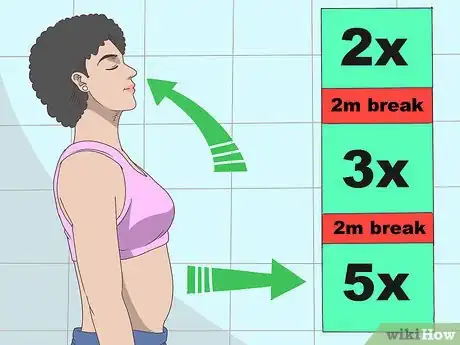 Image titled Do the Stomach Vacuum Exercise Step 7