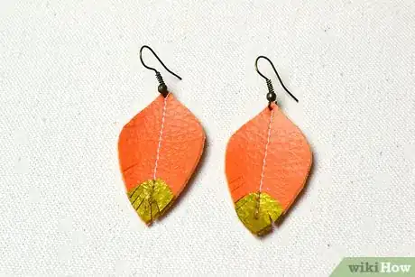 Image titled Make Leather Earrings Step 16