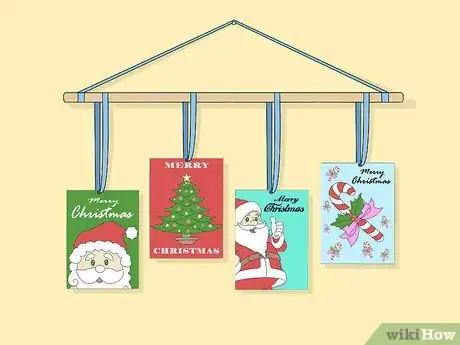 Image titled Hang Christmas Cards Step 4