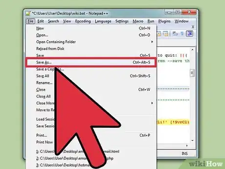 Image titled Create a Batch File Step 6