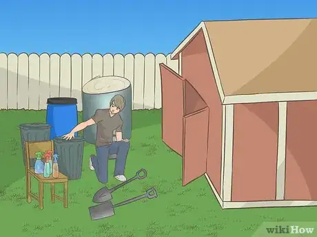 Image titled Organize a Messy Garden Shed Step 1Bullet2