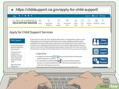 Image titled File for Child Support in California Step 8