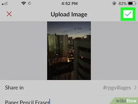Image titled Post Images on Slack on iPhone or iPad Step 8