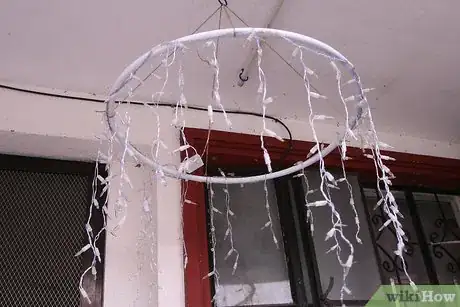 Image titled Make an Outdoor Chandelier with Icicle Christmas Lights Step 9
