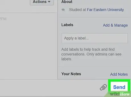 Image titled Message As a Facebook Page on PC or Mac Step 6
