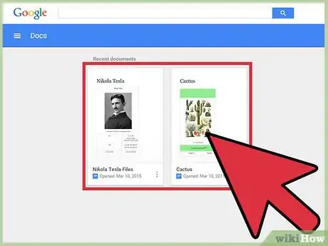 Image titled Make a Google Spreadsheet Step 2
