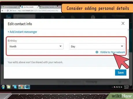 Image titled Write a LinkedIn Profile Step 13