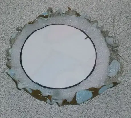 Image titled RP6 circle pad fabric gathered