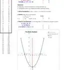 Analyze a Parabola