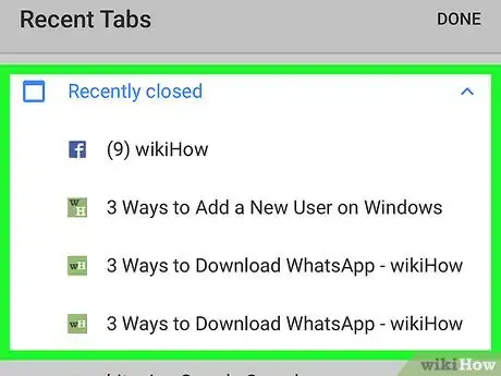 Image titled Restore Tabs on Chrome on iPhone or iPad Step 4
