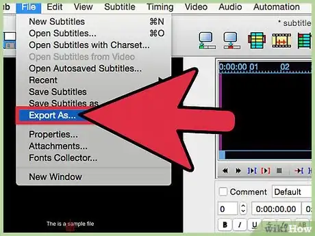 Image titled Create Subtitles Using Aegisub Step 9