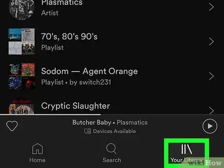 Image titled Block Artists on Spotify on iPhone or iPad Step 2