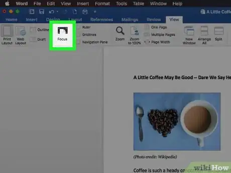 Image titled Turn on Focus Mode in Microsoft Word Step 11