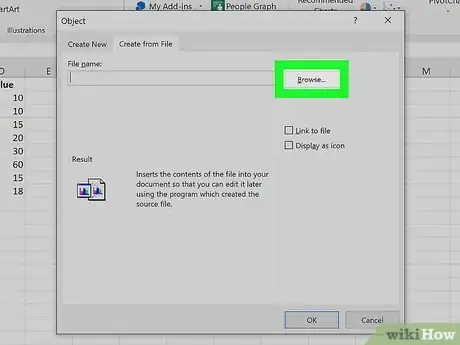 Image titled Insert an Object in Excel Step 6