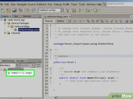 Image titled Create a Java Class in Netbeans to Compute the Area of a Triangle Using Heron's Formula Step 14