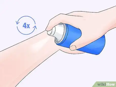 Image titled Apply Sunscreen Spray Step 3