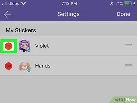 Image titled Delete Stickers on Viber on iPhone or iPad Step 6
