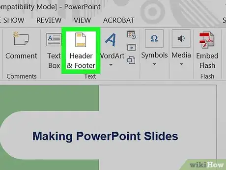 Image titled Edit the Footer on a PowerPoint Presentation on PC or Mac Step 3