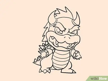 Image titled Draw Bowser Step 20