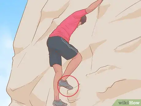 Image titled Match and Switch in Rock Climbing Step 5