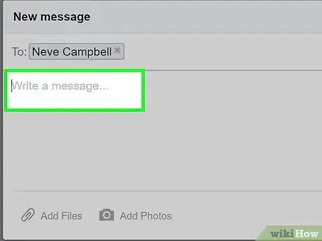 Image titled Decide How to Contact Someone on Facebook Step 1