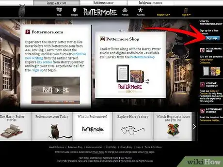 Image titled Join Pottermore Step 2