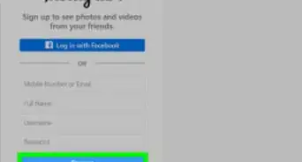 Open an Instagram Account Through PC