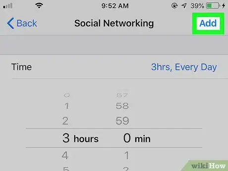 Image titled Add an App Limit to Your iPhone Step 7