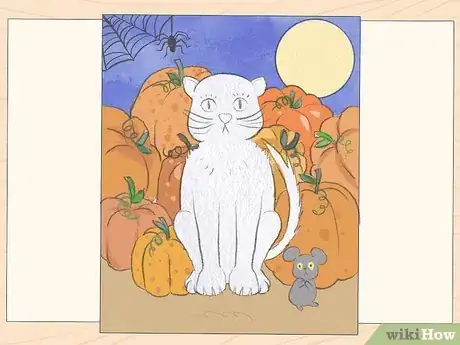 Image titled Paint a Scared Halloween Cat Step 6